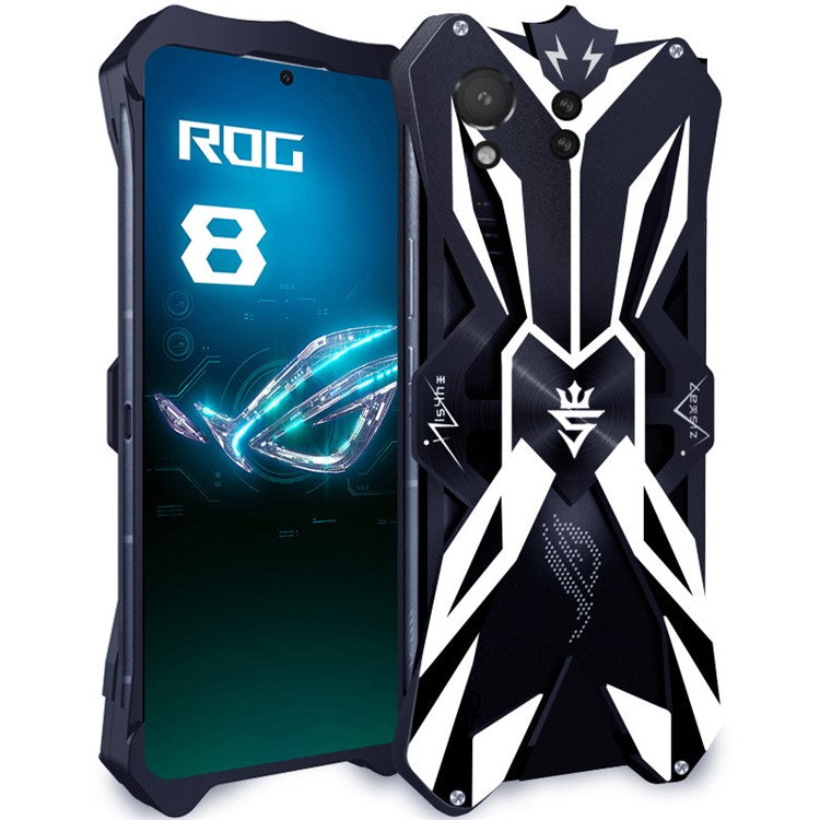 For Asus ROG Phone 8 5G Case Drop-proof Aluminum Alloy Metal Phone Cover