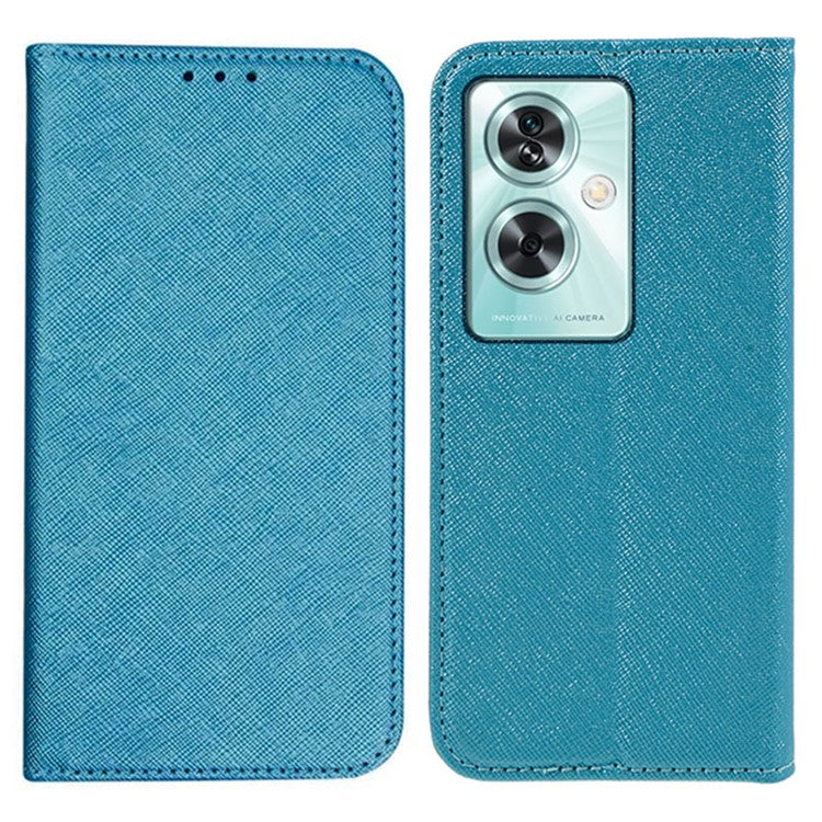 For OnePlus Nord N30 SE 5G Drop Resistant Case PU Leather Flip Phone Wallet Cover - Sky Blue