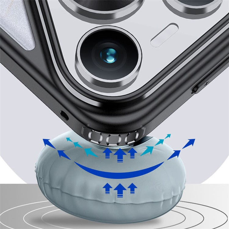 For Huawei Pura 70 Anti-Scratch Cell Phone Case Hybrid TPU + PC Slim-Fit Phone Cover - Transparent