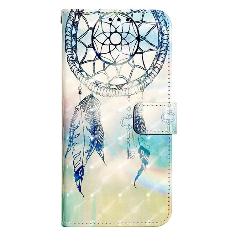 YB Pattern Printing Leather Series-2 For Oppo Reno11 5G (Global) Case Anti-Drop Leather Phone Cover - Dream Wind Chime