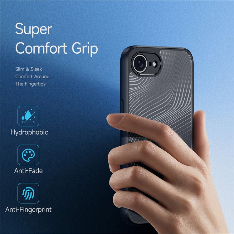 DUX DUCIS Aimo Series For iPhone 16e Case Drop Proof Protective Phone Cover (REACH Certification) - Black