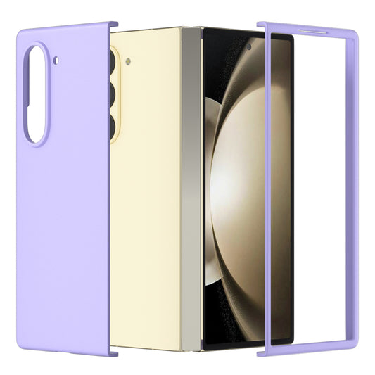 For Samsung Galaxy Z Fold6 5G PC Case Skin-touch Anti-scratch Folding Phone Cover - Purple