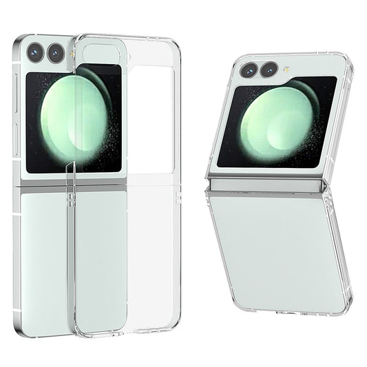 For Samsung Galaxy Z Flip7 FE 5G / Z Flip6 5G Case Transparent Hard PC Protective Phone Cover