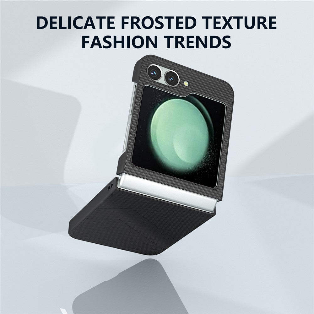 For Samsung Galaxy Z Flip7 FE 5G / Z Flip6 5G Case Hard PC Matte Folding Phone Cover - Black