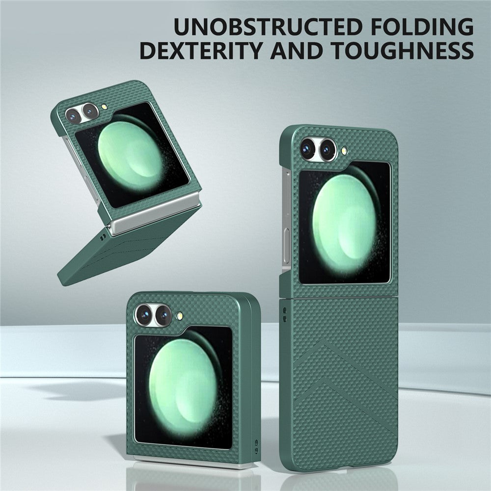 For Samsung Galaxy Z Flip7 FE 5G / Z Flip6 5G Case Hard PC Matte Folding Phone Cover - Dark Green