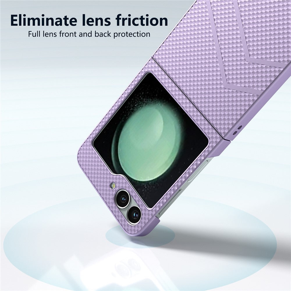 For Samsung Galaxy Z Flip7 FE 5G / Z Flip6 5G Case Hard PC Matte Folding Phone Cover - Purple