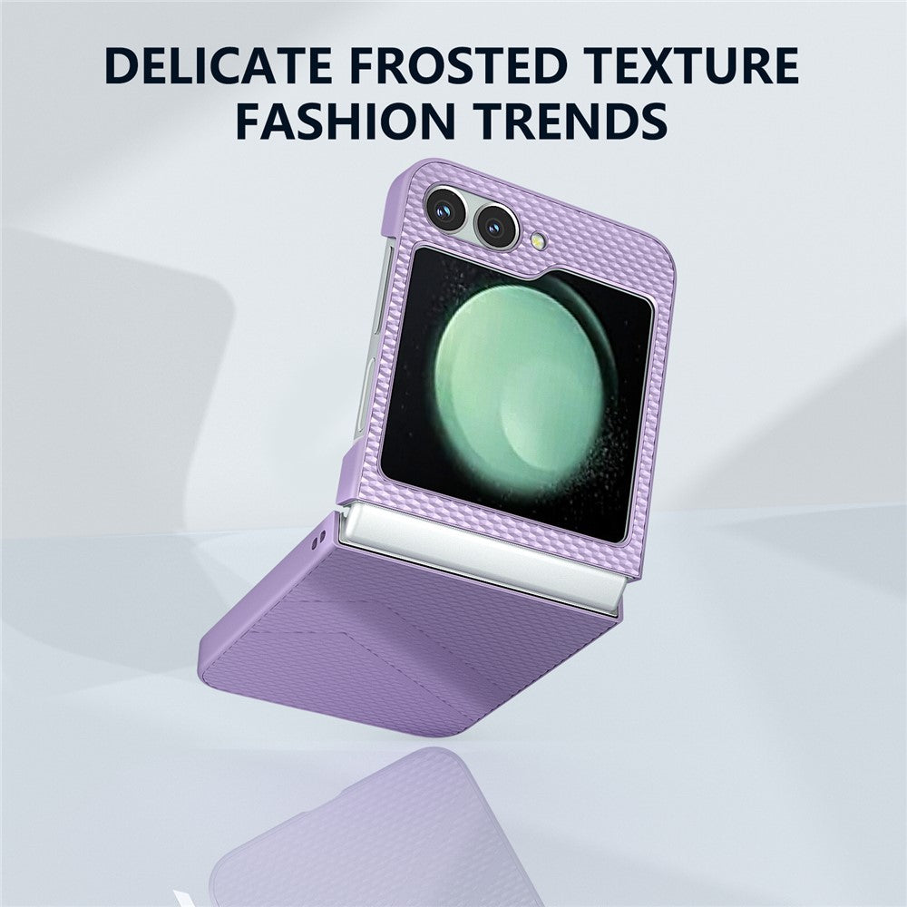 For Samsung Galaxy Z Flip7 FE 5G / Z Flip6 5G Case Hard PC Matte Folding Phone Cover - Purple