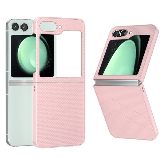 For Samsung Galaxy Z Flip6 5G Case Hard PC Matte Folding Phone Cover - Pink