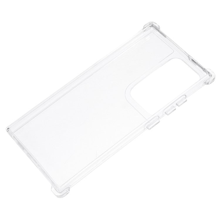 For Samsung Galaxy S24 Ultra Case Air Guard Corners PC+TPU Protective Phone Cover - Transparent