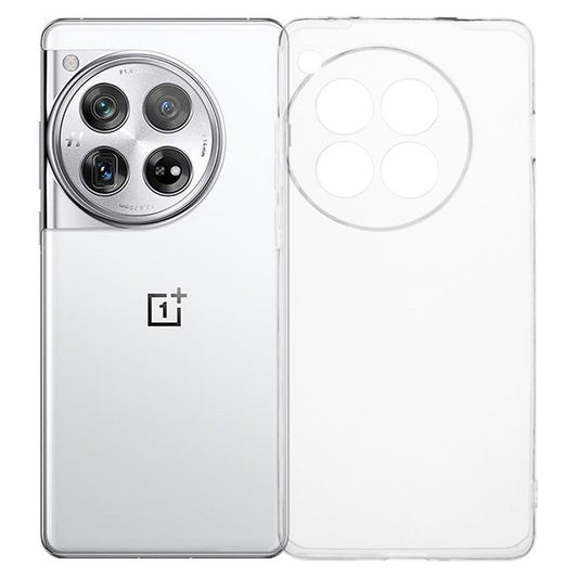 For OnePlus 12 5G Protective Case Glossy Watermark-Free Soft TPU Clear Phone Cover