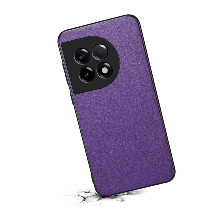 For OnePlus Ace 2 5G / 11R 5G Case PC+TPU+PU Leather Ultra-thin Phone Cover - Purple