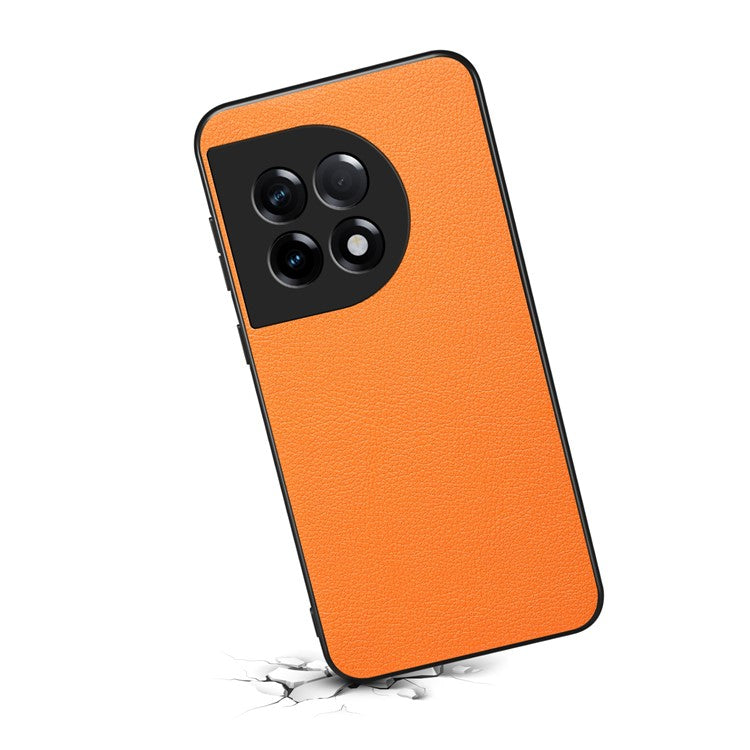 For OnePlus Ace 2 5G / 11R 5G Case PC+TPU+PU Leather Ultra-thin Phone Cover - Orange