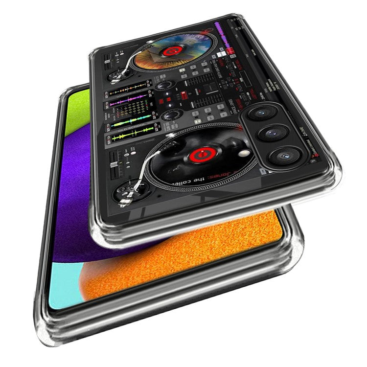 For Samsung Galaxy S24 TPU Case Pattern Printed Soft Slim Phone Cover - Music