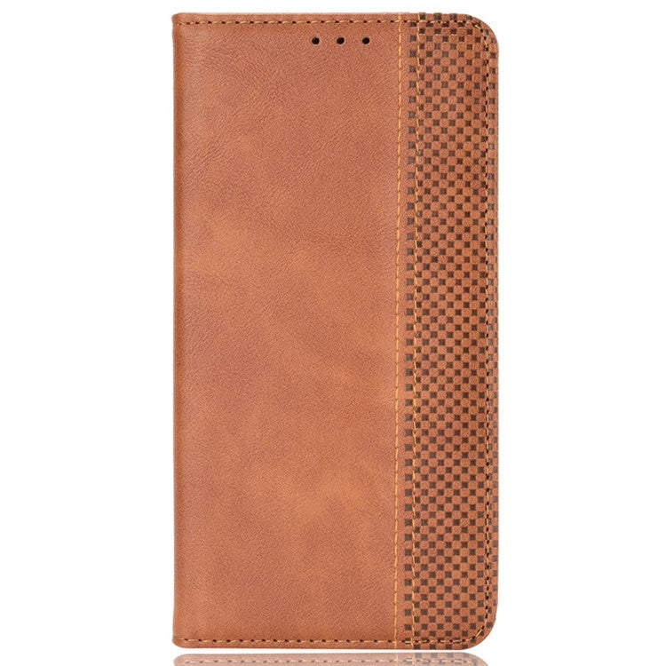 For OnePlus Ace 3V 5G Wallet Case Retro Leather Magnetic Closing Phone Cover - Brown