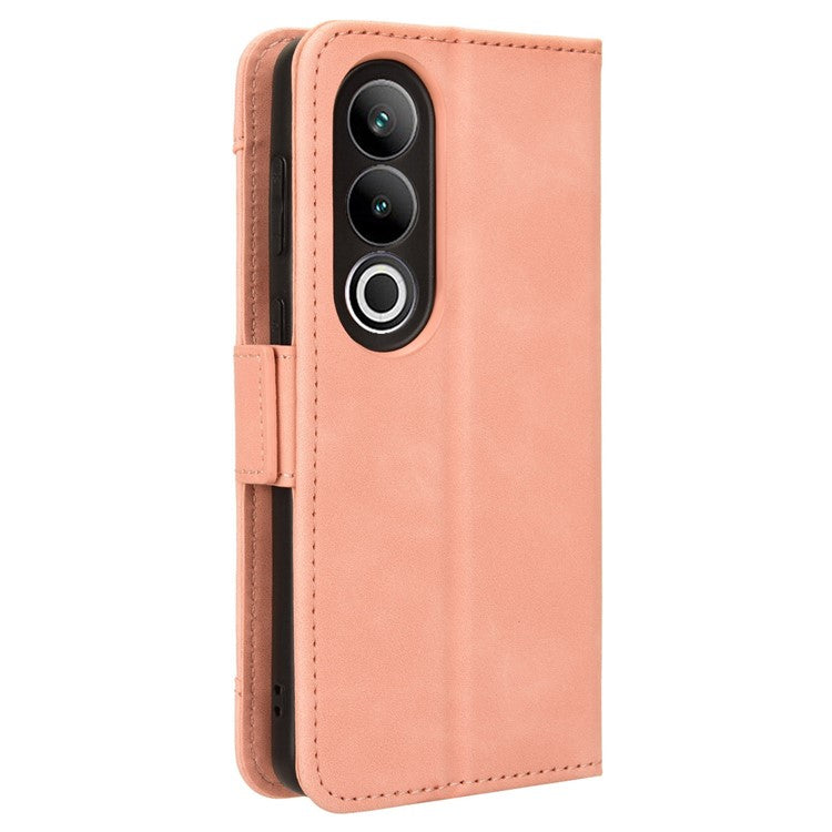 For OnePlus Ace 3V 5G Case Multiple Card Slots Magnetic Closure Leather Phone Cover - Pink