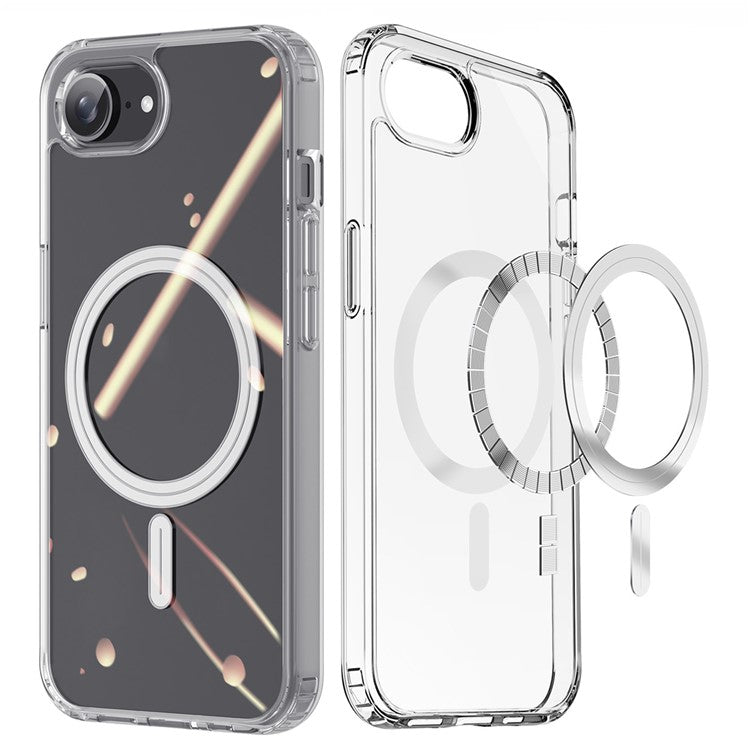 DUX DUCIS Clin Series Phone Case for iPhone 16e Clear Case Transparent PC+TPU Phone Cover Compatible with MagSafe