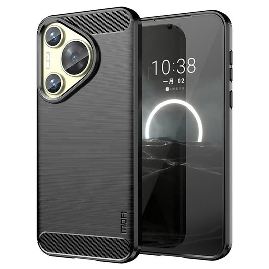 MOFI JK TPU Series-1 For Huawei Pura 70 Case Brushed Drop Protection Back Phone Cover - Black