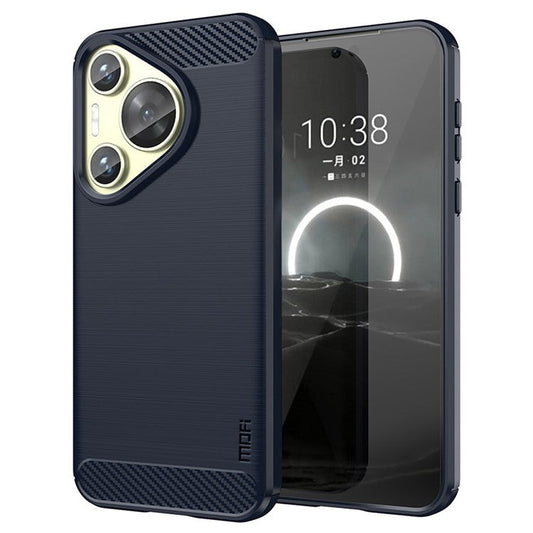 MOFI JK TPU Series-1 For Huawei Pura 70 Case Brushed Drop Protection Back Phone Cover  - Blue