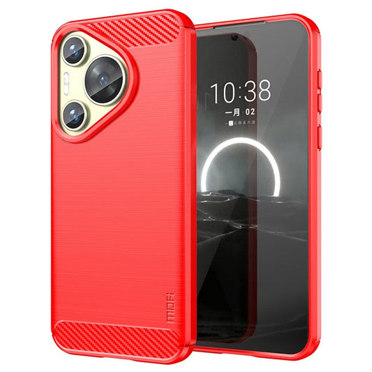 MOFI JK TPU Series-1 For Huawei Pura 70 Case Brushed Drop Protection Back Phone Cover - Red