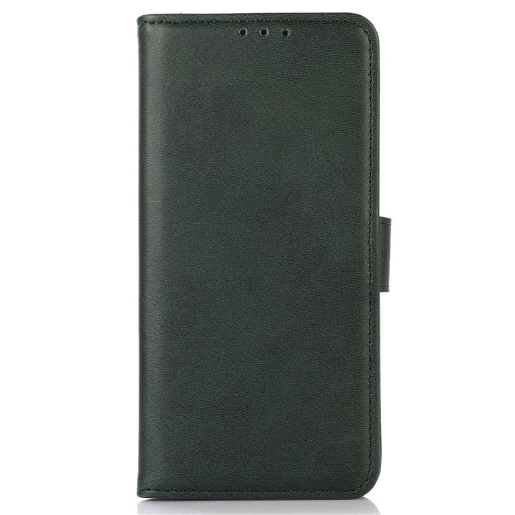 For OnePlus Nord CE4 5G Case PU Leather Cowhide Texture Card Slots Wallet Phone Cover - Green