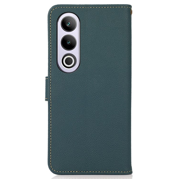 KHAZNEH For OnePlus Nord CE4 5G Case RFID Blocking Anti-Drop Phone Stand Cover - Green