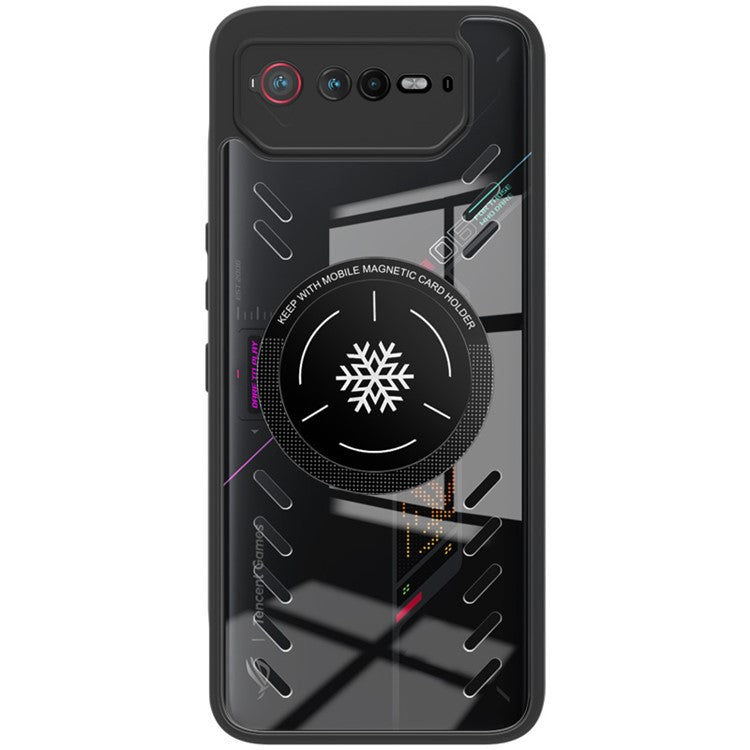 IMAK UX-9A Series for Asus ROG Phone 6 5G / 6 Pro 5G Case Clear PC+TPU Heat Dissipation Phone Shell