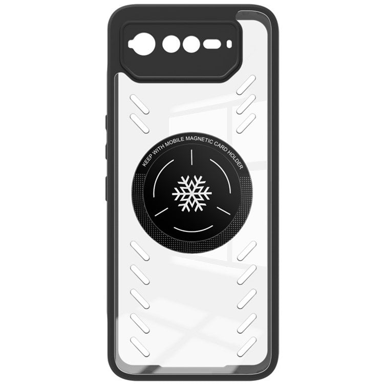 IMAK UX-9A Series for Asus ROG Phone 6 5G / 6 Pro 5G Case Clear PC+TPU Heat Dissipation Phone Shell