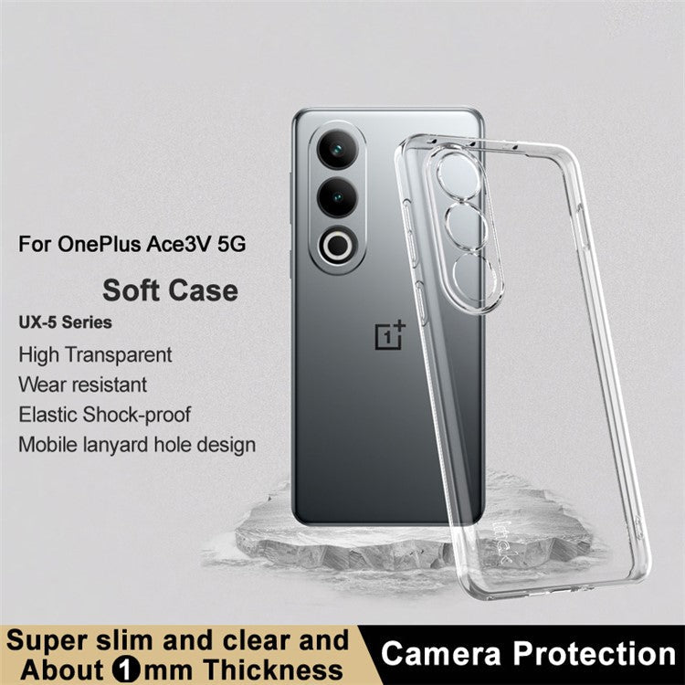 IMAK UX-5 Series For OnePlus Ace 3V 5G Slim Case Crystal Clear TPU Phone Cover