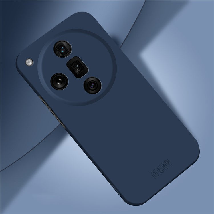 MOFI JK Qin Series For Oppo Find X7 Ultra Slim Case Matte TPU+Acrylic Phone Back Shell - Blue