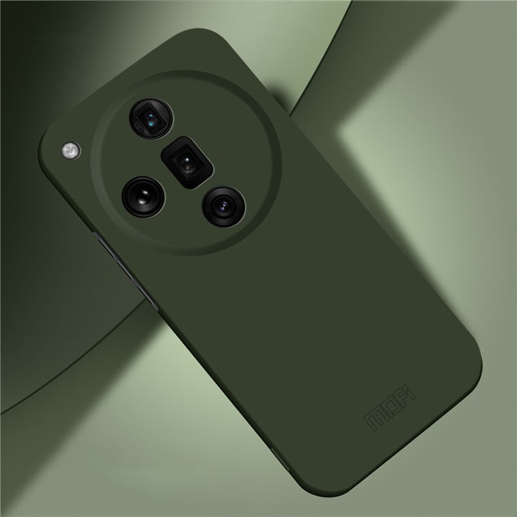 MOFI JK Qin Series For Oppo Find X7 Ultra Slim Case Matte TPU+Acrylic Phone Back Shell - Green