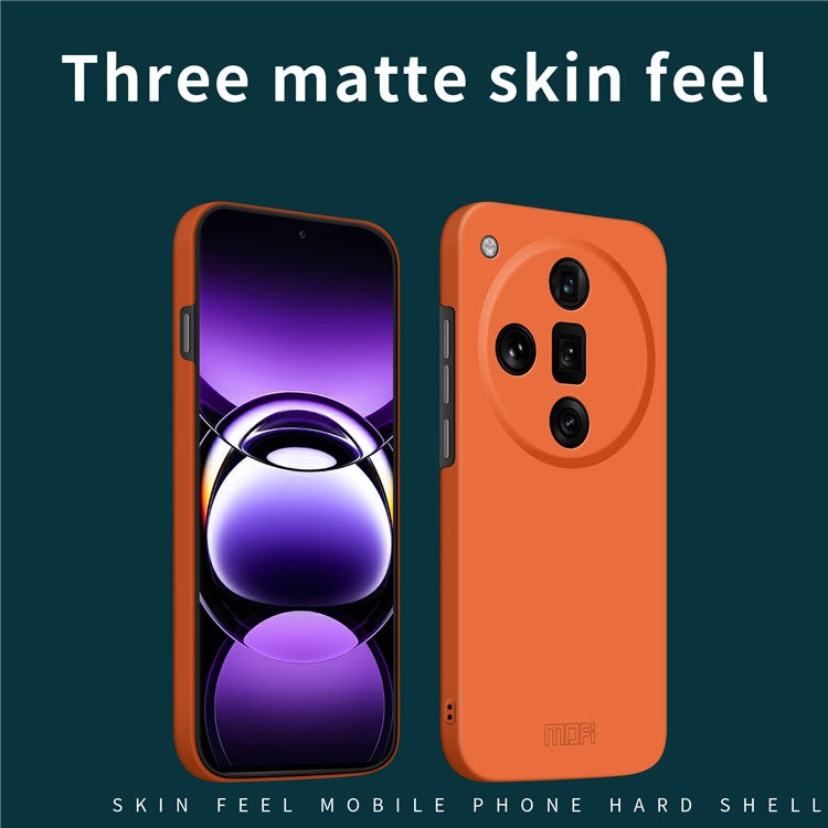 MOFI JK Qin Series For Oppo Find X7 Ultra Slim Case Matte TPU+Acrylic Phone Back Shell - Green