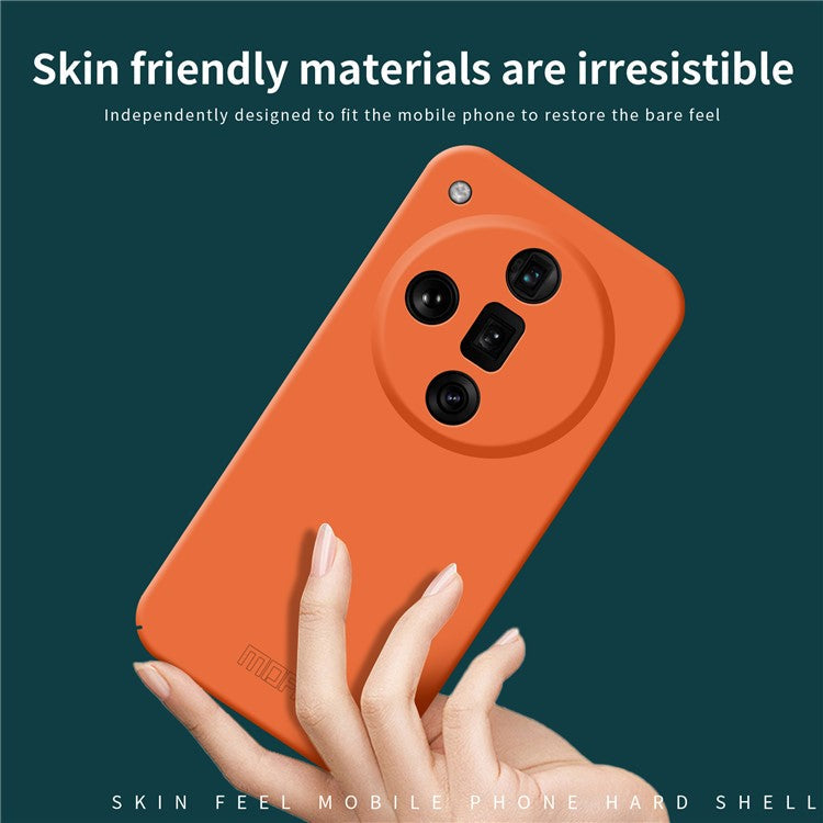 MOFI JK Qin Series For Oppo Find X7 Ultra Slim Case Matte TPU+Acrylic Phone Back Shell - Green