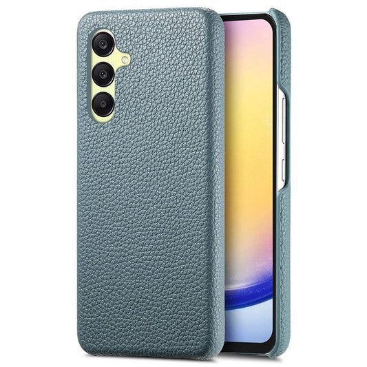 Y1 For Samsung Galaxy A25 5G (Global) (161.0 x 76.5 x 8.3mm) Phone Case Litchi Texture Leather+PC Cover - Baby Blue