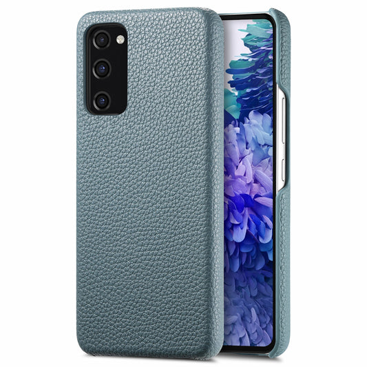 Y1 For Samsung Galaxy S20 FE / S20 FE 5G / S20 FE 2022 / S20 Lite Case Fleece Lining Leather+PC Phone Cover - Baby Blue