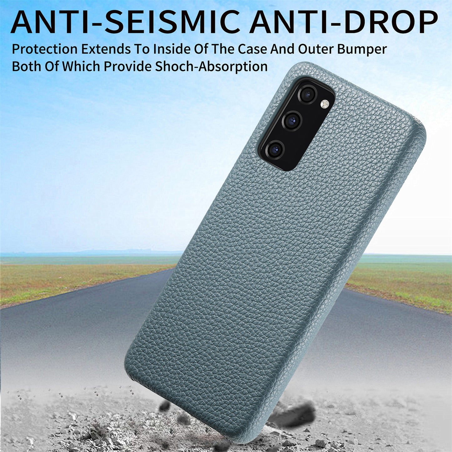 Y1 For Samsung Galaxy S20 FE / S20 FE 5G / S20 FE 2022 / S20 Lite Case Fleece Lining Leather+PC Phone Cover - Baby Blue