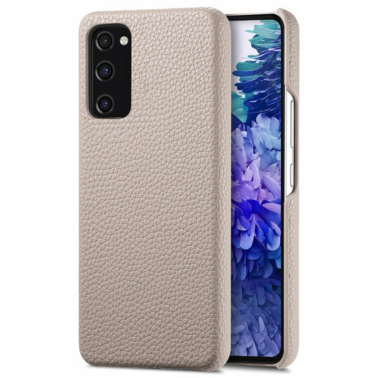 Y1 For Samsung Galaxy S20 FE / S20 FE 5G / S20 FE 2022 / S20 Lite Case Fleece Lining Leather+PC Phone Cover - Khaki Grey