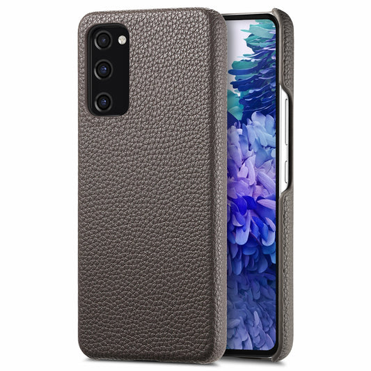 Y1 For Samsung Galaxy S20 FE / S20 FE 5G / S20 FE 2022 / S20 Lite Case Fleece Lining Leather+PC Phone Cover - Silver Grey