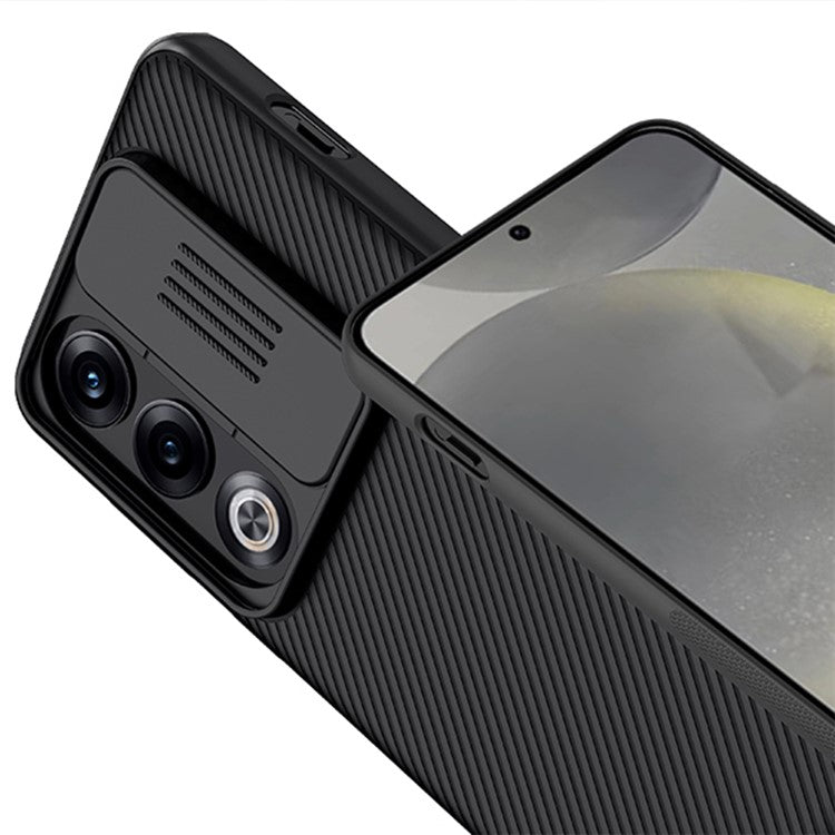 NILLKIN CamShield for OnePlus Ace 3V 5G Case Bump Proof PC Phone Cover with Slide Camera Lid - Black
