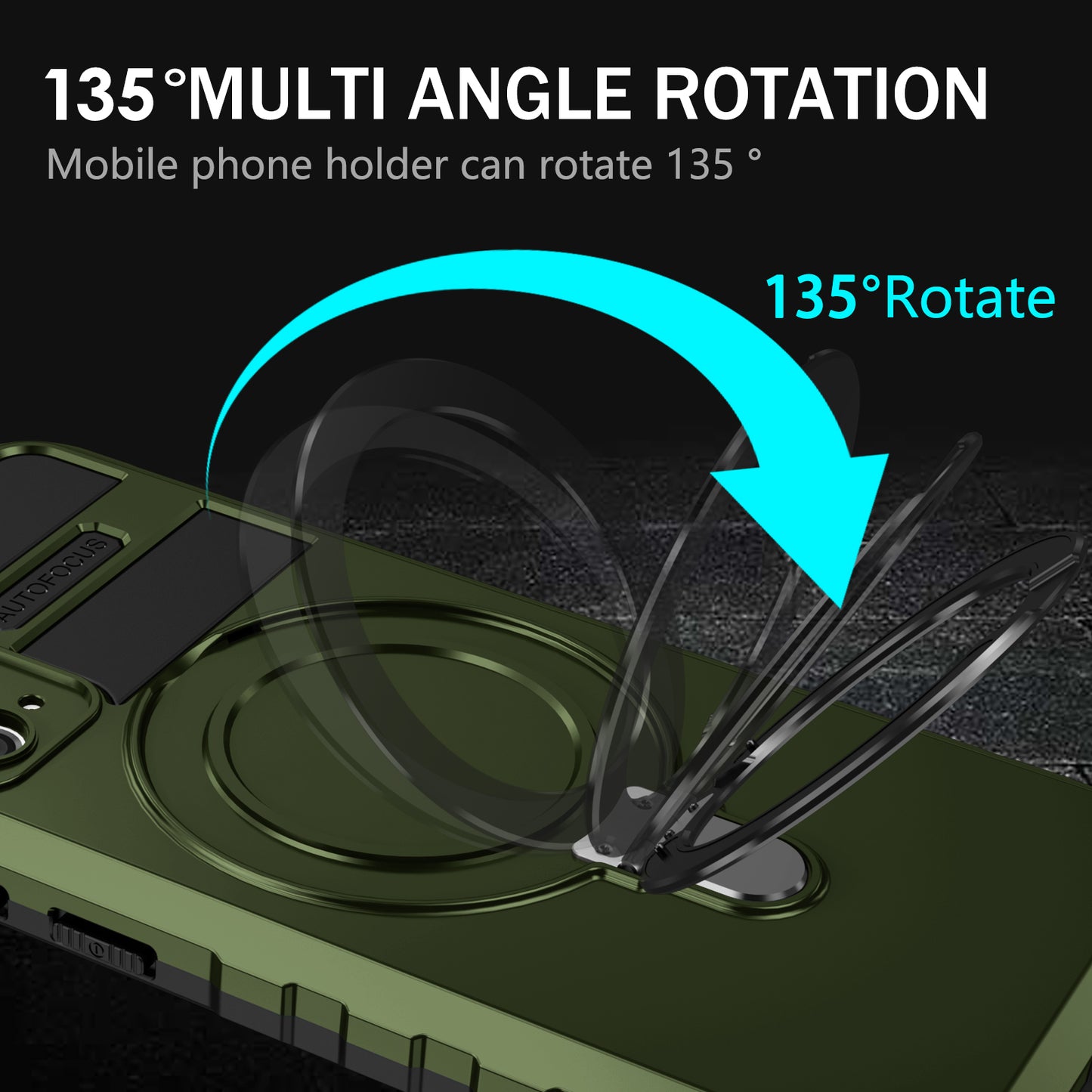 For Samsung Galaxy S20 FE 5G / S20 FE / S20 FE 2022 / S20 Lite Case PC+TPU Magnetic Kickstand Phone Cover - Green