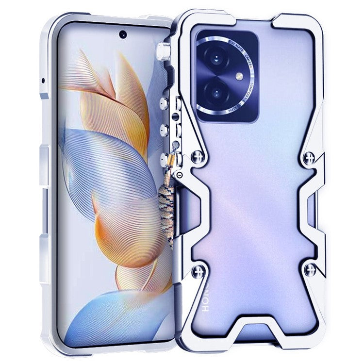 For Honor 60 / 60 SE / 70 5G / 80 5G / 90 / 100 5G Case Aluminium Alloy Metal Anti-drop Phone Case - Silver