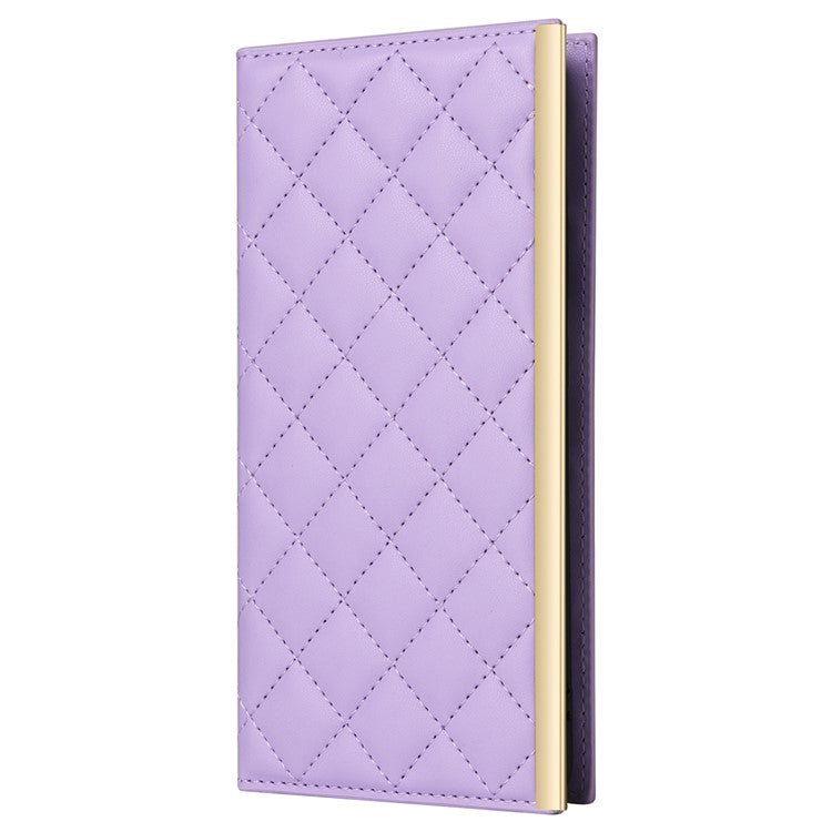 For Samsung Galaxy S21 Ultra 5G Case Suction Cup Wallet Phone Cover with Crossbody Strap - Purple