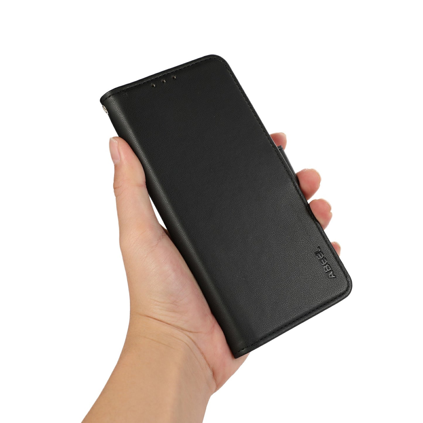 ABEEL For Samsung Galaxy S20 FE / S20 FE 5G / S20 FE 2022 / S20 Lite Case Leather RFID Blocking Wallet Phone Shell - Black