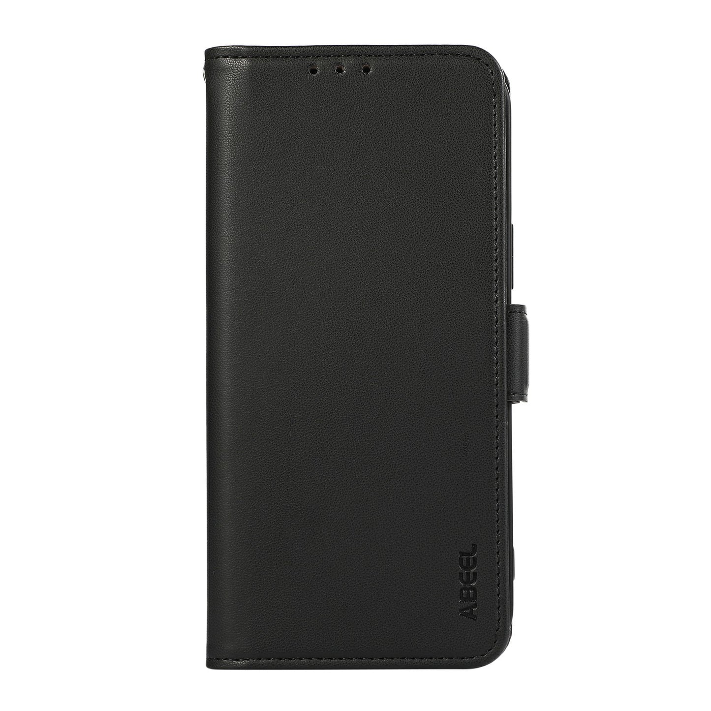 ABEEL For Samsung Galaxy S20 FE / S20 FE 5G / S20 FE 2022 / S20 Lite Case Leather RFID Blocking Wallet Phone Shell - Black