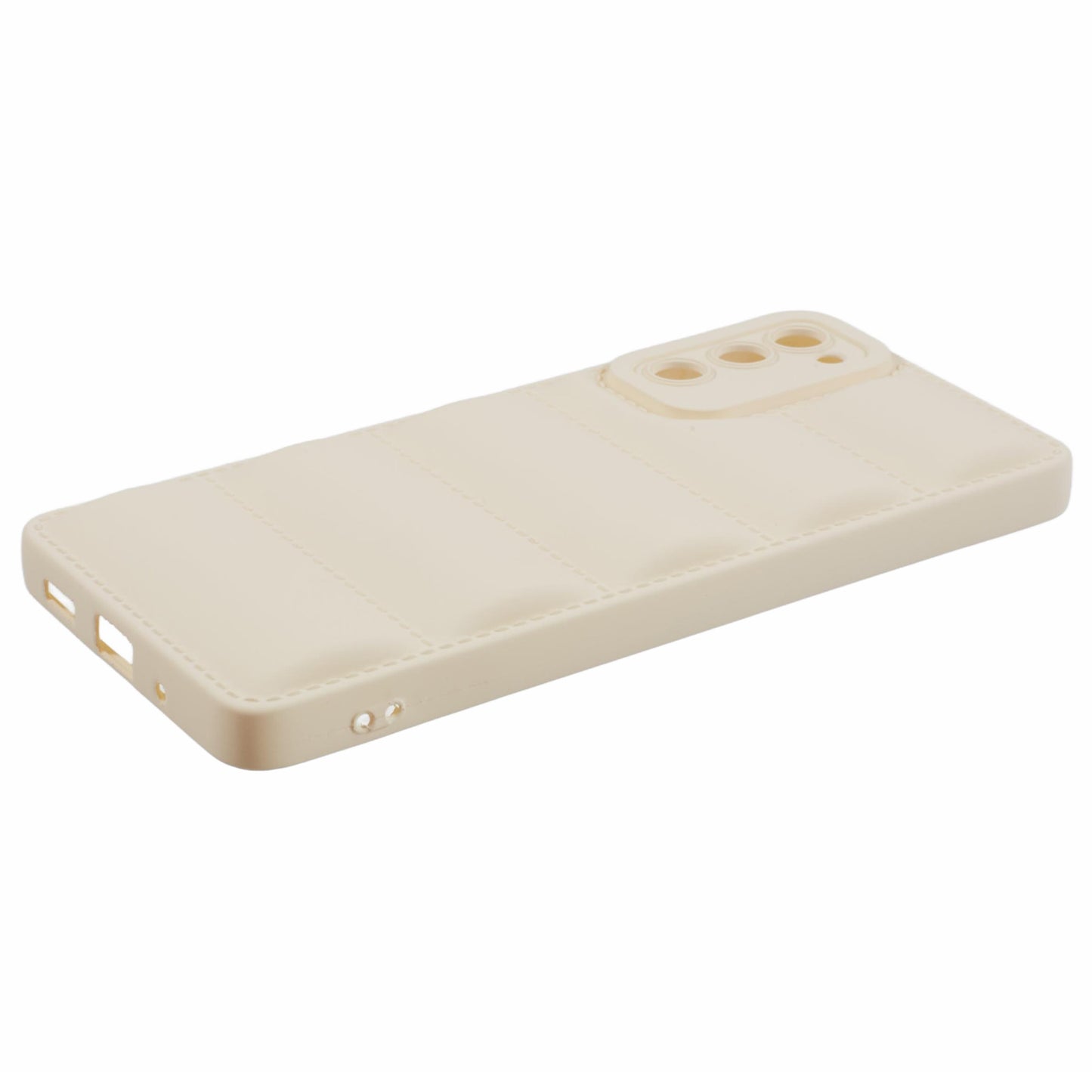 JTW Series For Samsung Galaxy S20 FE /  S20 FE 5G / S20 FE 2022 / S20 Lite Phone Case with Down Jacket Texture - White
