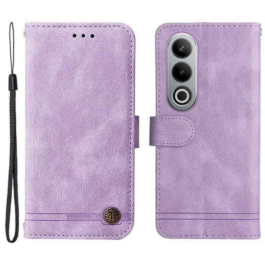 For OnePlus Ace 3V 5G Case PU Leather Magnetic Buckle Flip Phone Cover - Purple