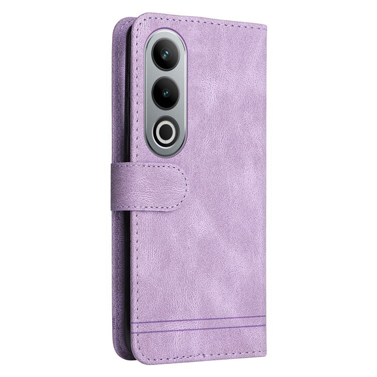 For OnePlus Ace 3V 5G Case PU Leather Magnetic Buckle Flip Phone Cover - Purple