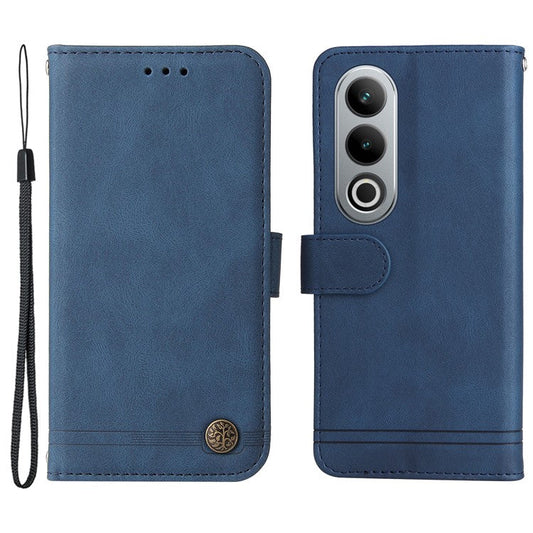 For OnePlus Ace 3V 5G Case PU Leather Magnetic Buckle Flip Phone Cover - Blue