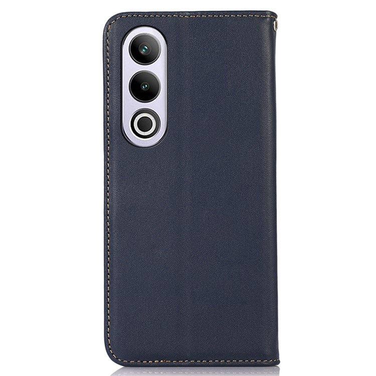KHAZNEH For OnePlus Nord CE4 5G / Oppo K12 Phone Case RFID Blocking Nappa Texture Cover - Blue