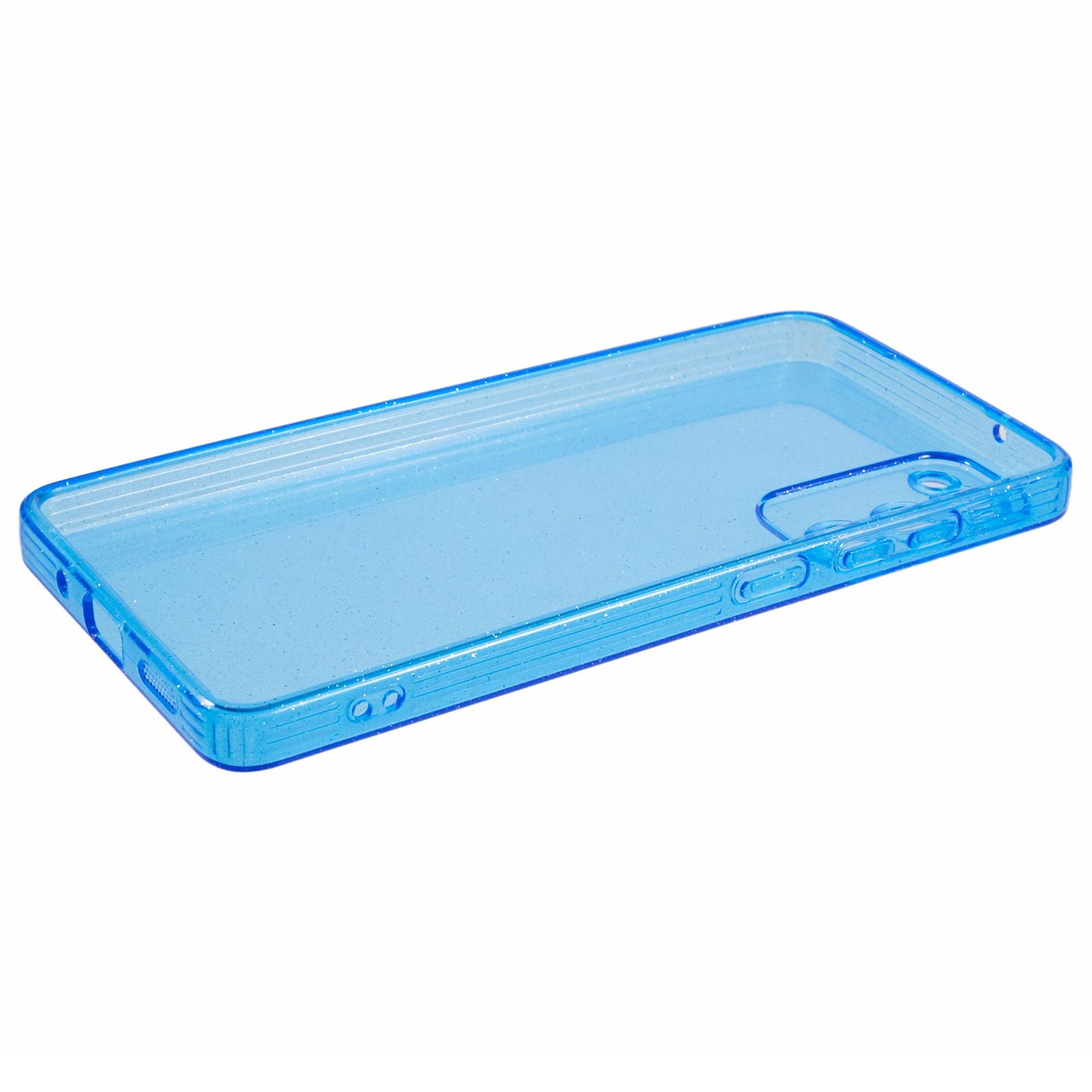 JTW Series for Samsung Galaxy S20 FE / S20 FE 5G / S20 FE 2022 / S20 Lite Case Glitter TPU Phone Cover - Transparent Blue
