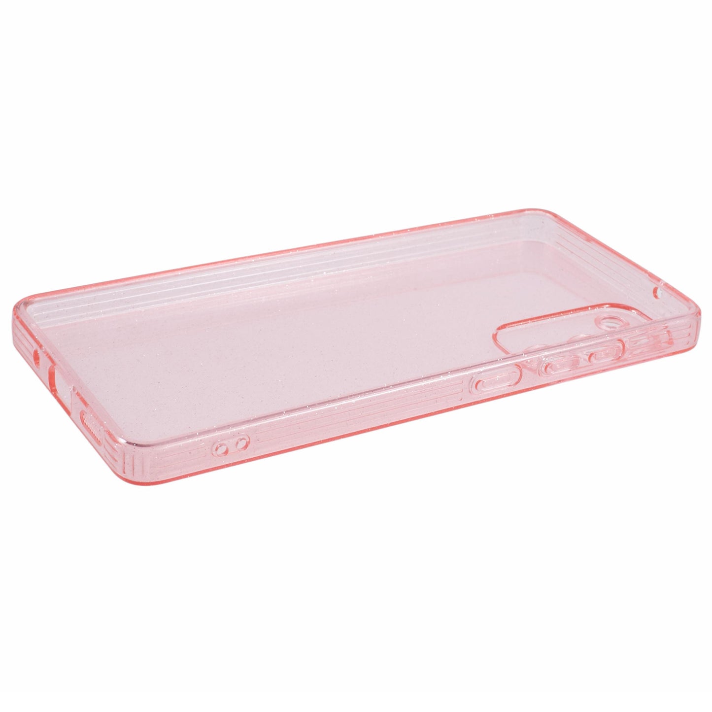 JTW Series for Samsung Galaxy S20 FE / S20 FE 5G / S20 FE 2022 / S20 Lite Case Glitter TPU Phone Cover - Transparent Pink